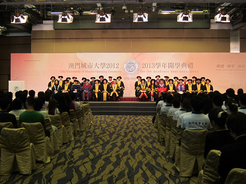 Opening Ceremony for the 2012/2013 Academic Year of City University of Macau